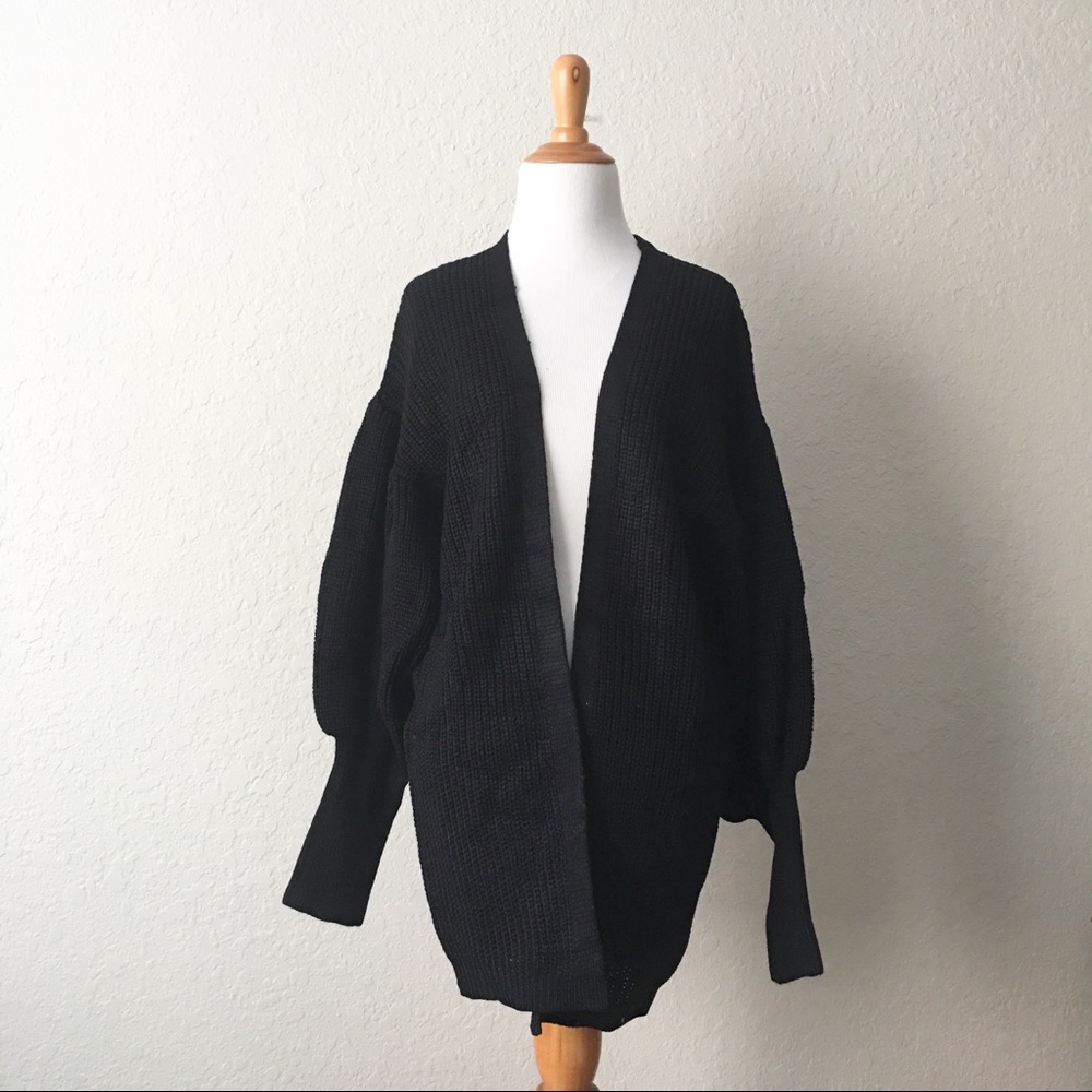 Poof New York size L long cardigan new